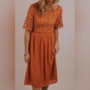 Crochet dress Midi